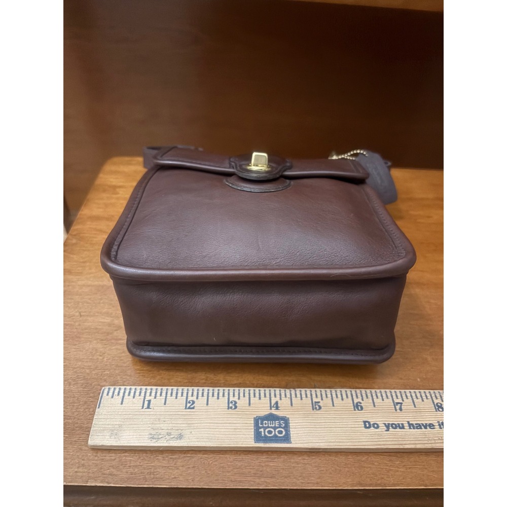 Vintage Coach Murphy Bag 9930 Mahogany Leather 1998 USA Crossbody - Picture 6 of 11